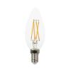 Vt-1986d 4w bec led filament alb cald 2700k  e14 variabil cod