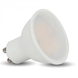 VT-2096 6W GU10 SPOT LED PLASTIC-LAPTOS Alb Cald 3000K Cod V-TAC7310