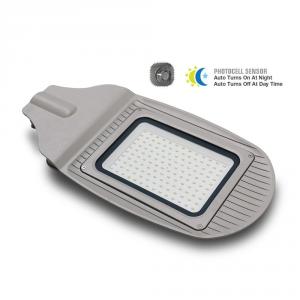 VT-15052ST 50W LAMPA PROIECTOR ILUMINAT STRADAL LED CU SENZOR Alb Natural 4000K Corp Gri Cod V-TAC5493