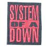 System of a down logo rosu mare