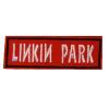 LINKIN PARK Logo alb in dreptunghi rosu