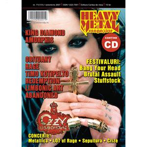 HEAVY METAL MAGAZINE Nr. 71(121)/octombrie 2007 + CD