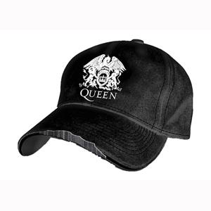 Queen - Crest Washed Black Flex Cap cod TC101222QUN