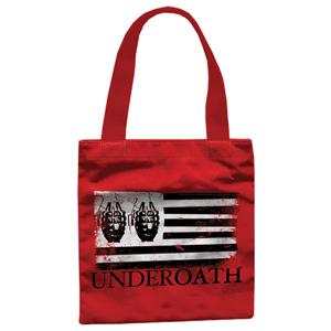 Underoath - Red Printed Tote Bag cod LB1071901UND