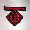 Rammstein logo rotund rosu (model 1)