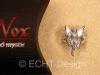 R459 silver ring winged elve
