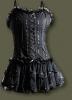 Pl243 - f lace corset dress blk (lichidare stoc)