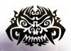 Tta087 tatuaj tribal masca (cjl)