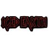Patch de lipit iced earth logo rosu