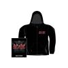 Ac/dc black ice back zipped hoody