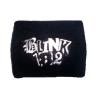 Blink 182 manseta brodata logo alb model