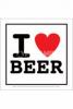 I Love Beer (Square)