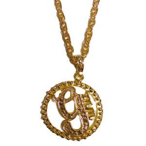 Medalion hip-hop G-UNIT auriu