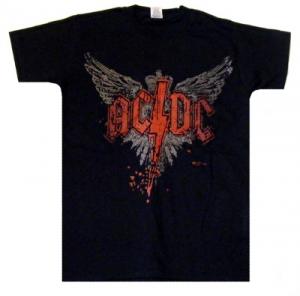 AC/DC Logo Rosu cu Aripi (T938)