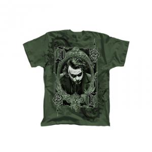 Dark Knight Olive Joker Youth T-Shirt - TS100002DRK