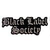 Patch de lipit black label society logo negru