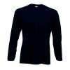 Long sleeve negru fruit of the loom