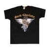 Tricou good charlotte logo auriu