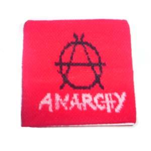 Manseta ANARCHY Logo negru pe rosu