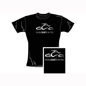 ORANGE COUNTY CHOPPERS Black Basic Logo Skinny cod OCCWS209L