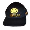 Sapca nirvana logo galben si smile