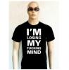 Tricou negru i&#039.m losing my mind