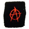 Manseta anarchy logo rosu