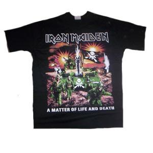 Tricou IRON MAIDEN A MATTER OF LIFE AND DEATH