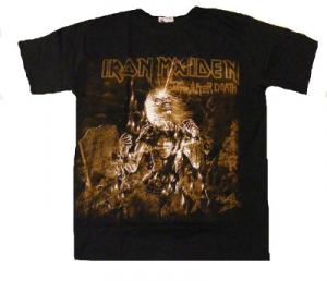 Tricou IRON MAIDEN Live after Death Fond Maro