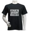 Tricou negru adults only advisory i like married