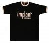 Tricou negru implant for denial ringer + poza gratis