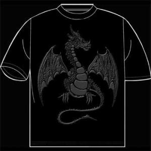 Tricou pentru copii Celtic Dragon Embossed (TR/CEL/034)