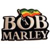 Patch de lipit bob marley logo alb+flag