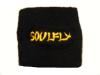 Soulfly logo galben model 1 manseta brodata