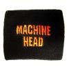 Machine head manseta brodata logo rosu