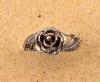 R020 silver ring rose