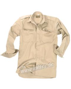 Camasa Militara Germana cu Maneca Lunga Bej R/S Cotton Art.-No. 10933004