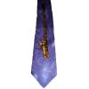 Cravata lata SAXOFON (fond mov)