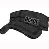 Acdc-black fitted cadet with metal badge cod