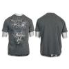 Miami Ink Grey Flying Skull T-shirt TS116671MIK