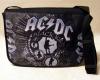 Geanta 35 cm ac/dc black ice alb-negru