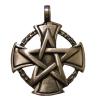 Medalion mare iron cross cu pentagrama ul