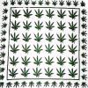 Bandana cannabis frunze mici verzi