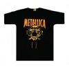 Metallica logo portocaliu + craniu