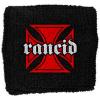 Rancid - manseta brodata iron cross