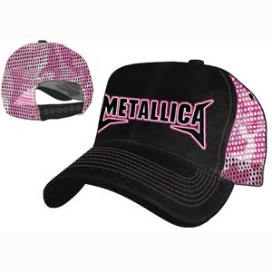 Metallica - Pink/Black Girls Truck Cap cod 2528MET