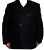 Palton negru de lana art.10581000