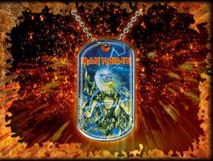 Iron Maiden Dog Tag Live After Death