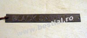 Bratara artizanat 2 cm BLACK SABBATH