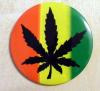 Oglinda cannabis pe steag jamaican (cjl)